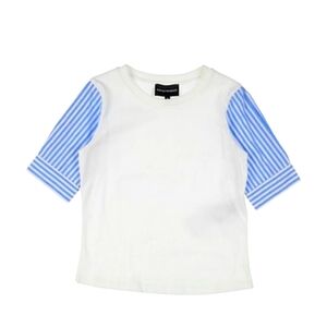 Emporio Armani striped tee / shirt fits S/M